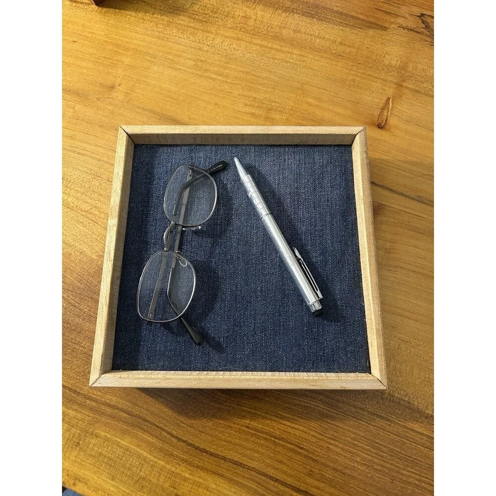 Mens Valet Tray - Denim